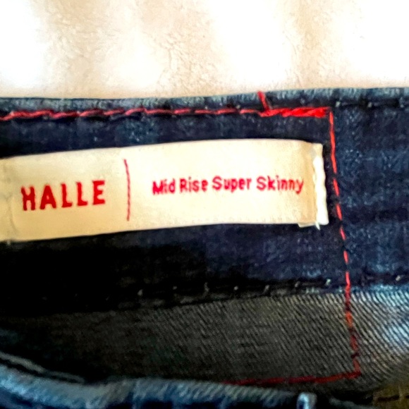 True religion Halle mid rise super skinny jeans size 24 NWOT - Picture 6 of 6